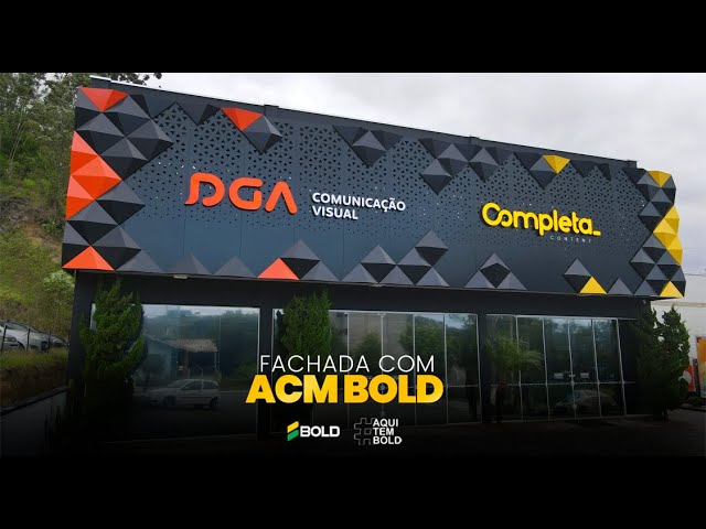 fachada em acm