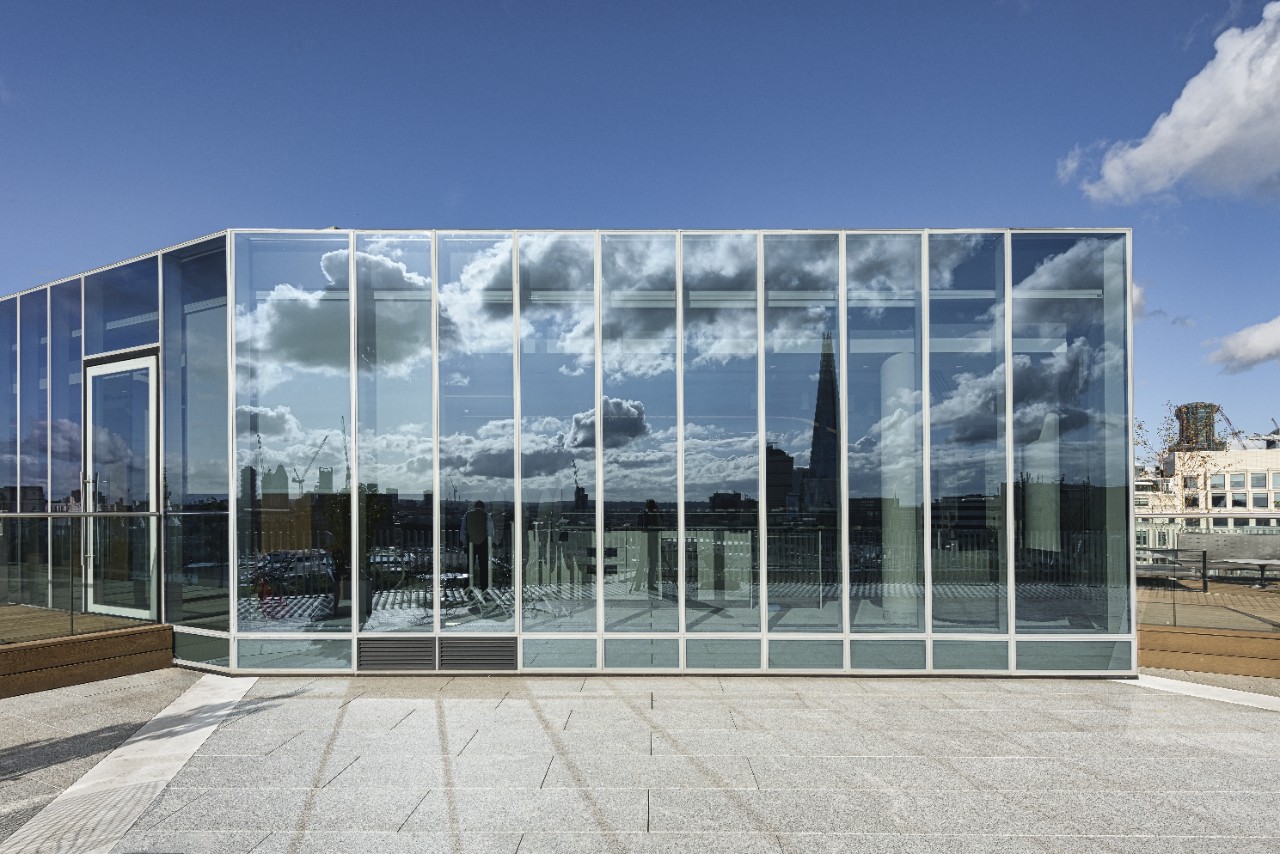 glass facade