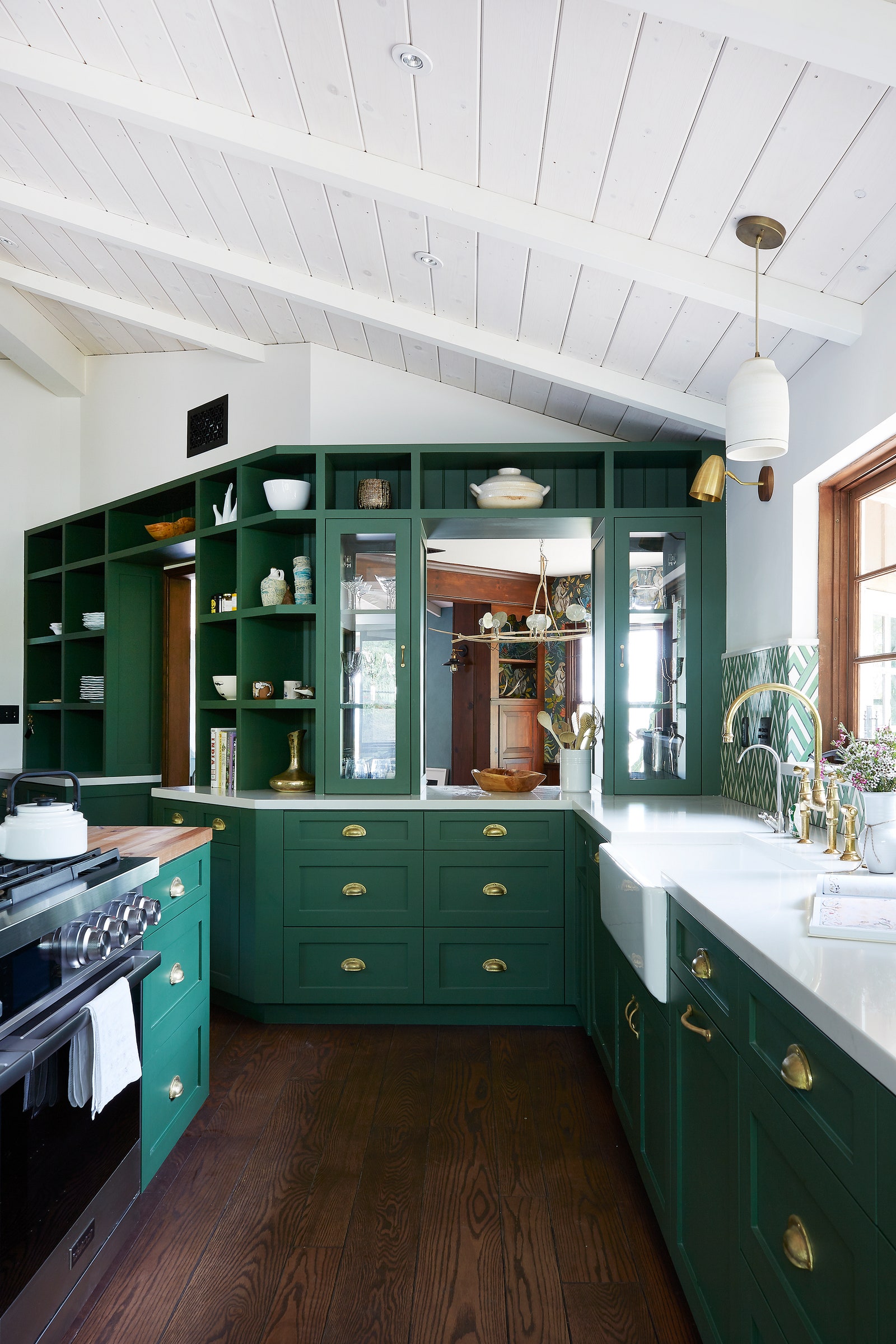 green kitchen