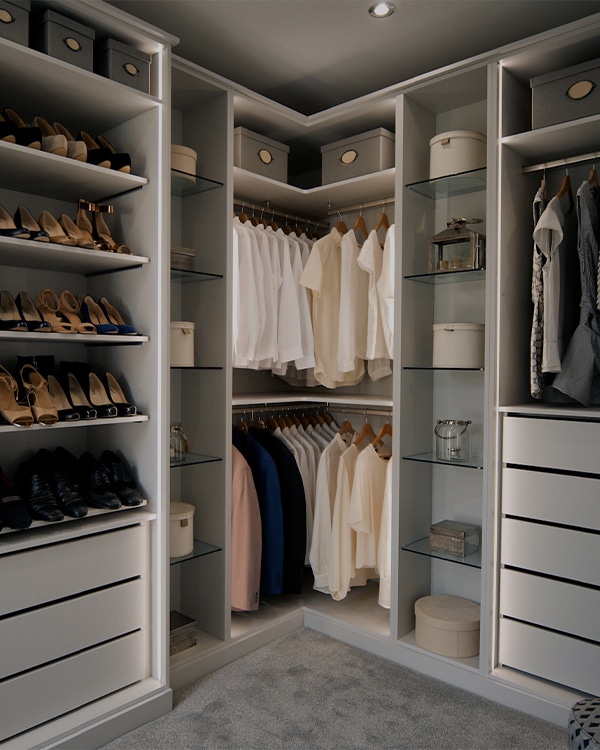 built-in wardrobe