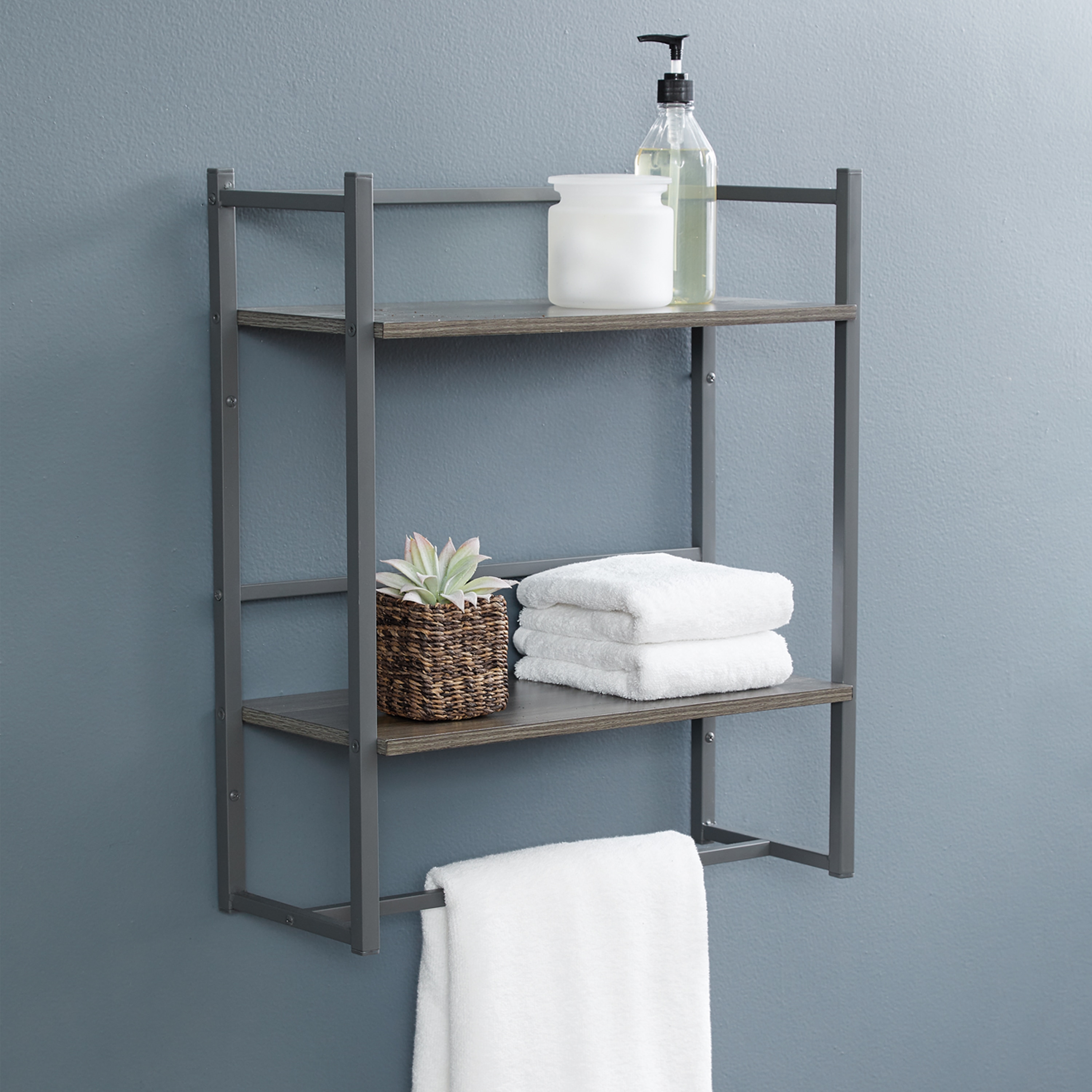 bathroom shelf