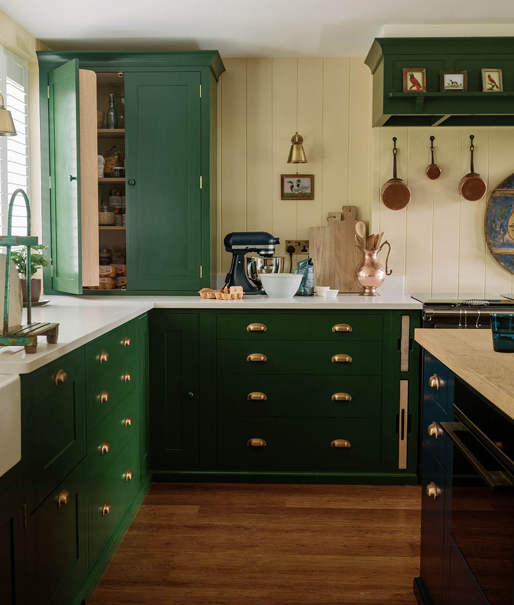 green kitchen