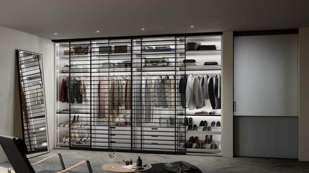 built-in wardrobe