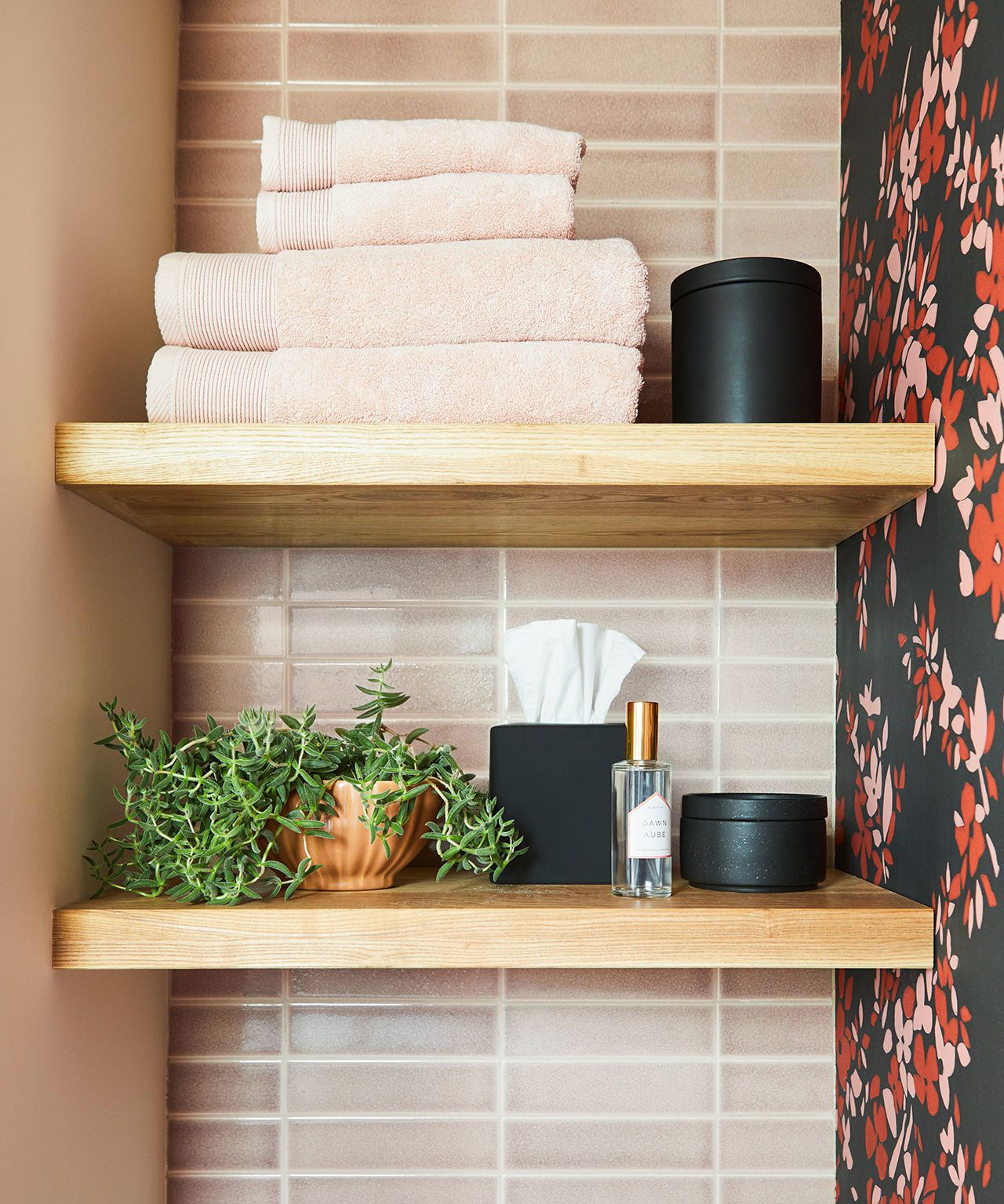 bathroom shelf