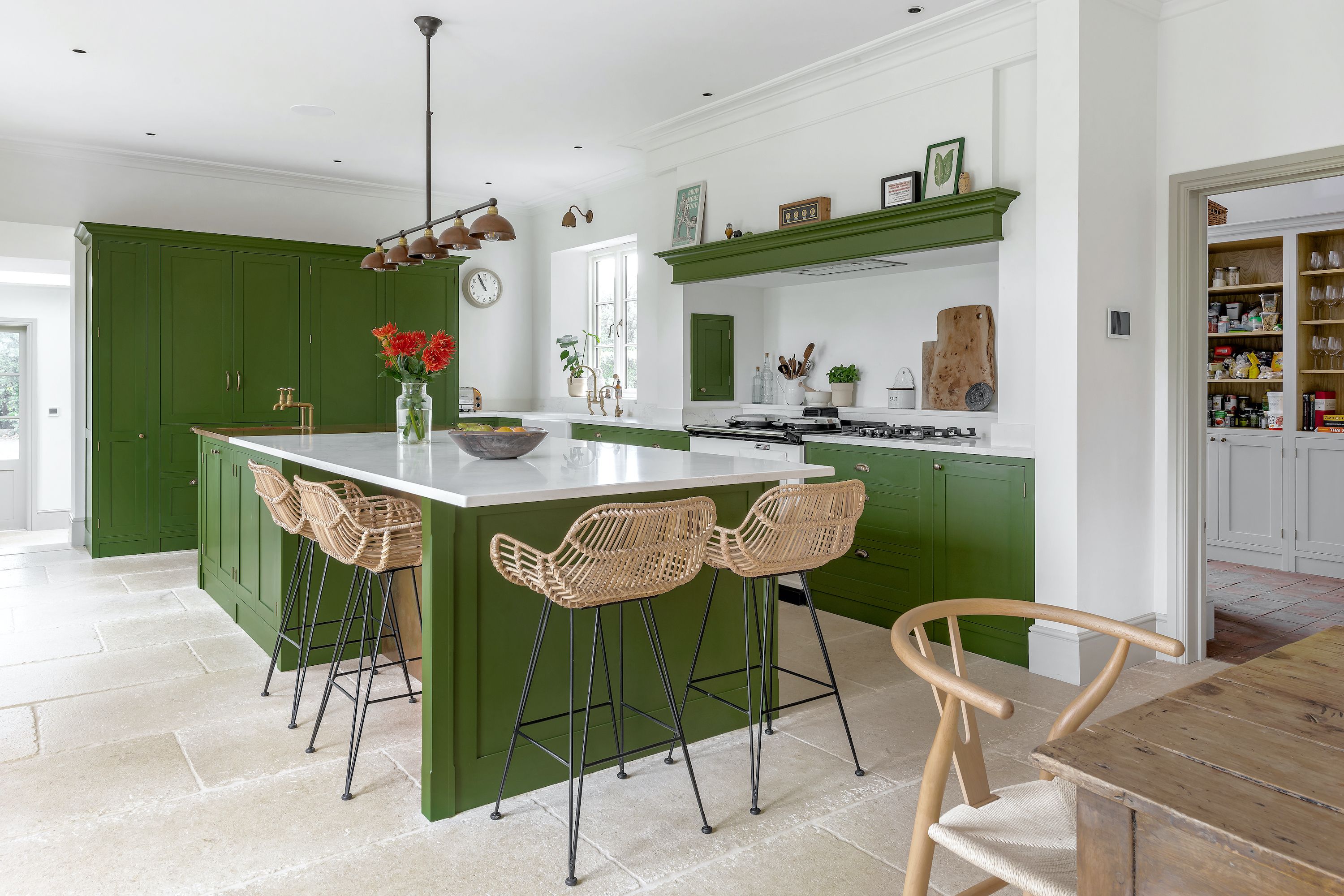 green kitchen