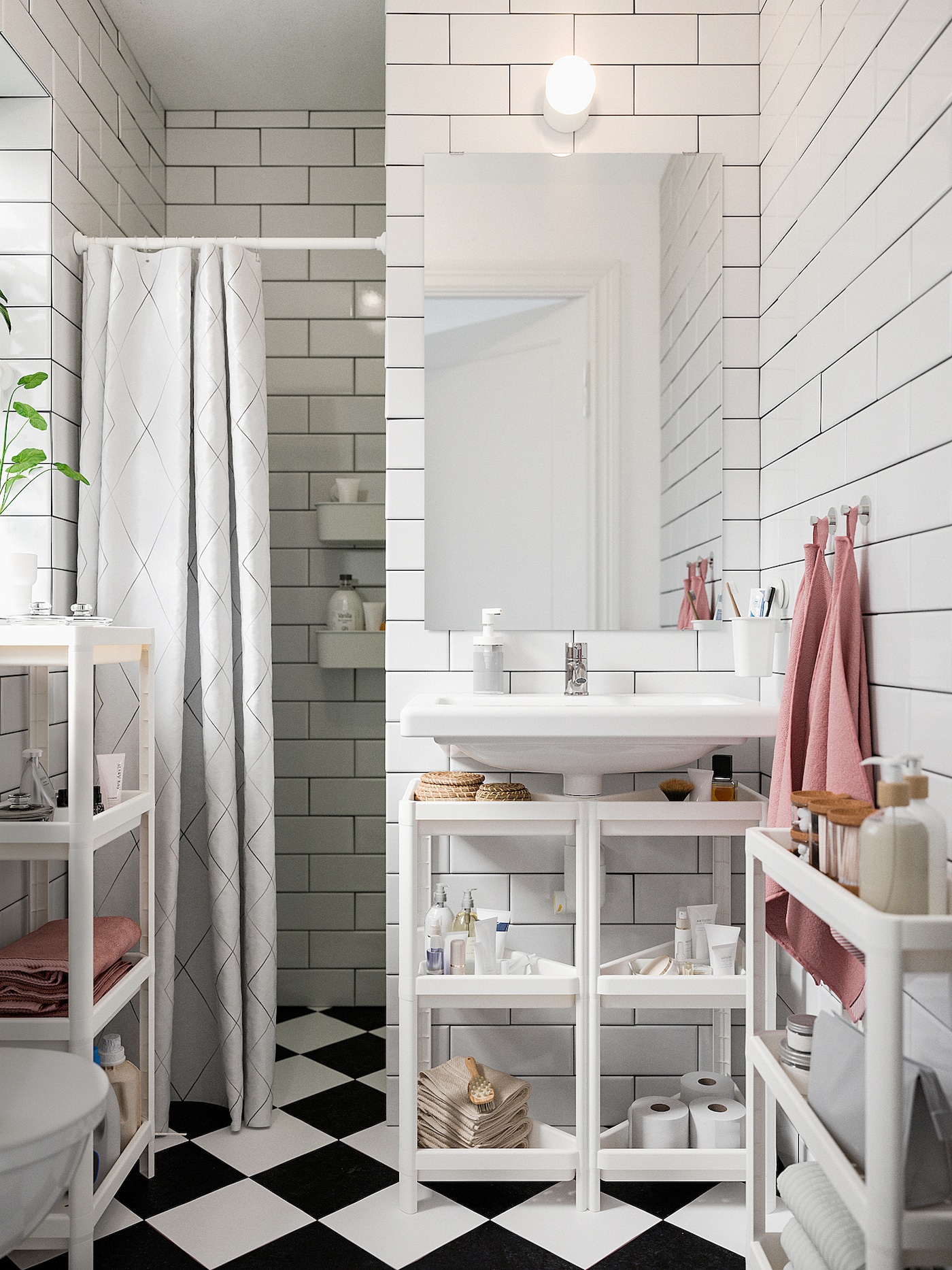 bathroom shelf