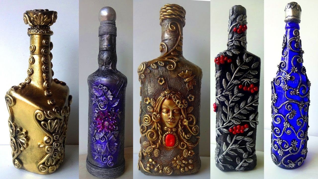 decorated bottles models