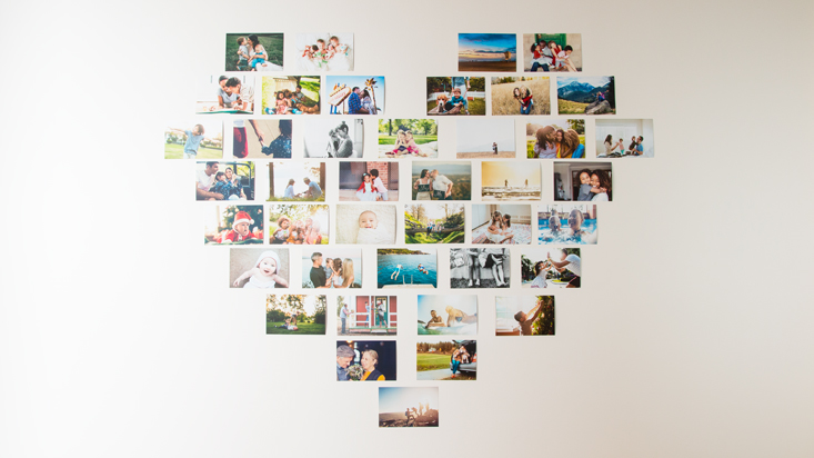 how to put pictures on the wall