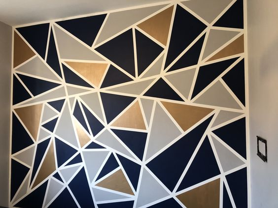 paint wall with tape