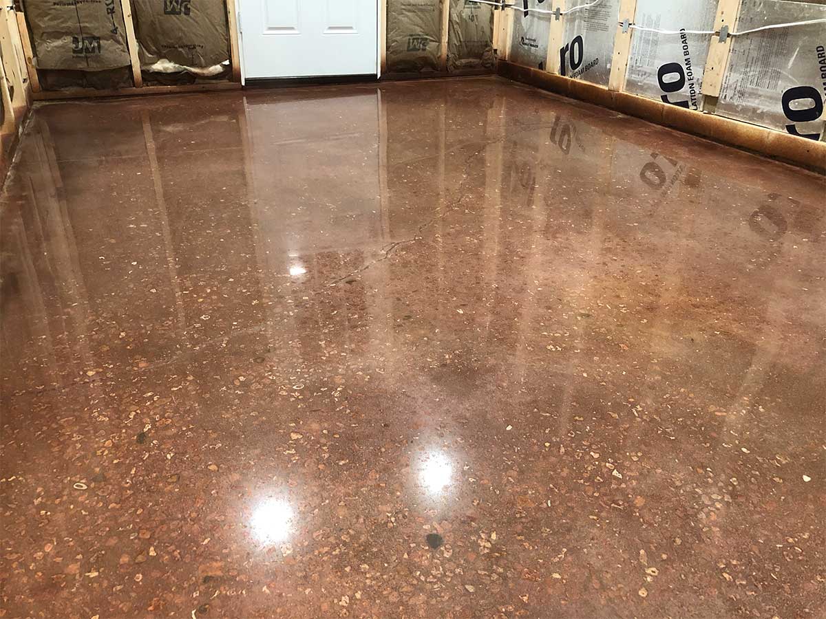 polished floor