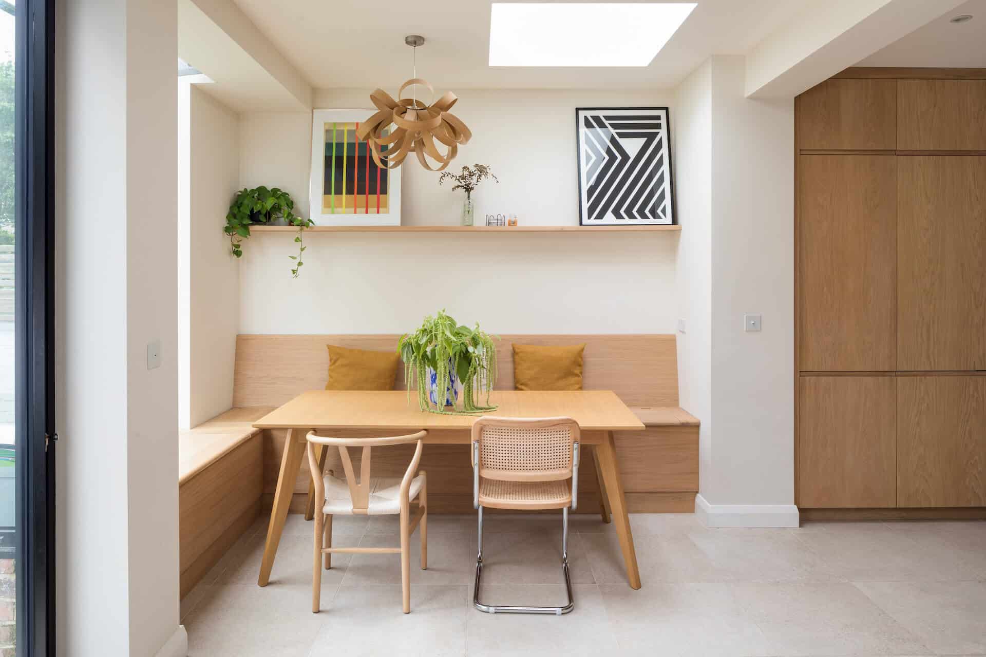 kitchen with bench