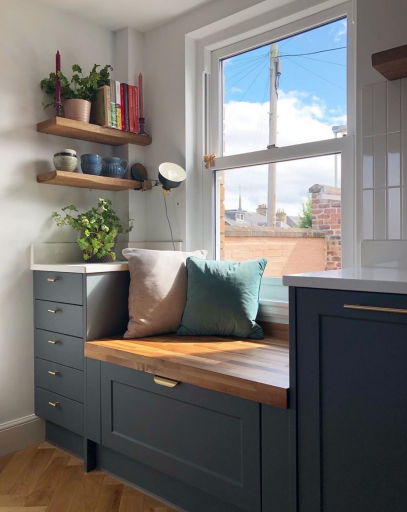 kitchen with bench