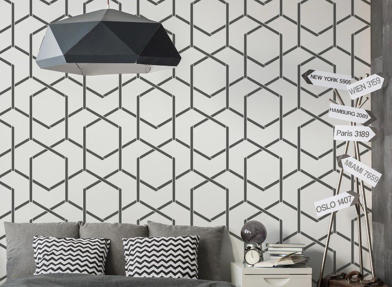 geometric wall