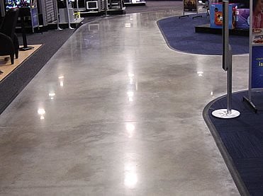 polished floor