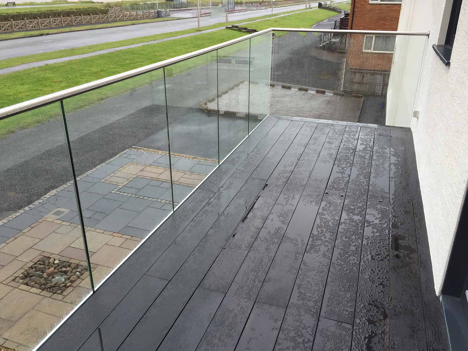 glass balcony