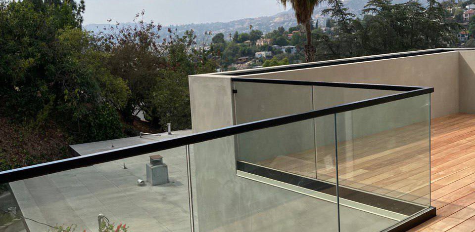 glass balcony