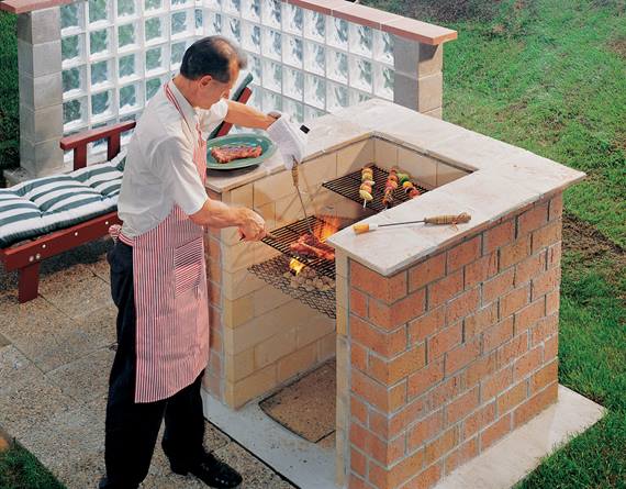 brick barbecue