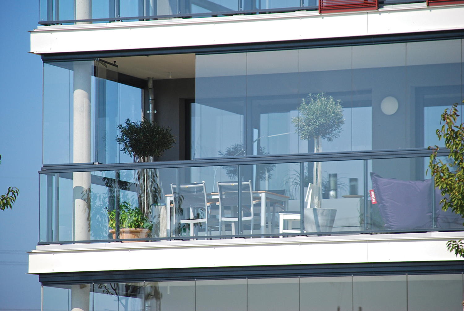 glass balcony