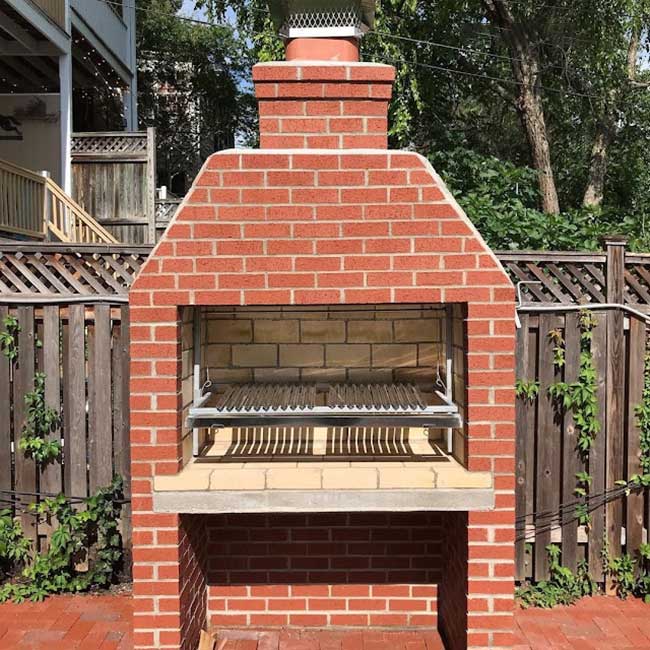 brick barbecue