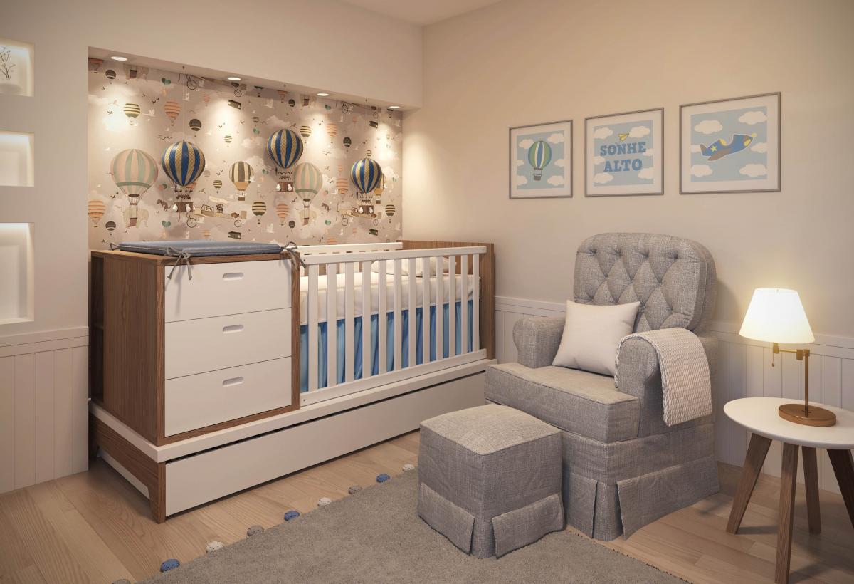 quarto de bebe pequeno