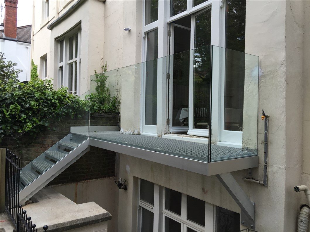 glass balcony