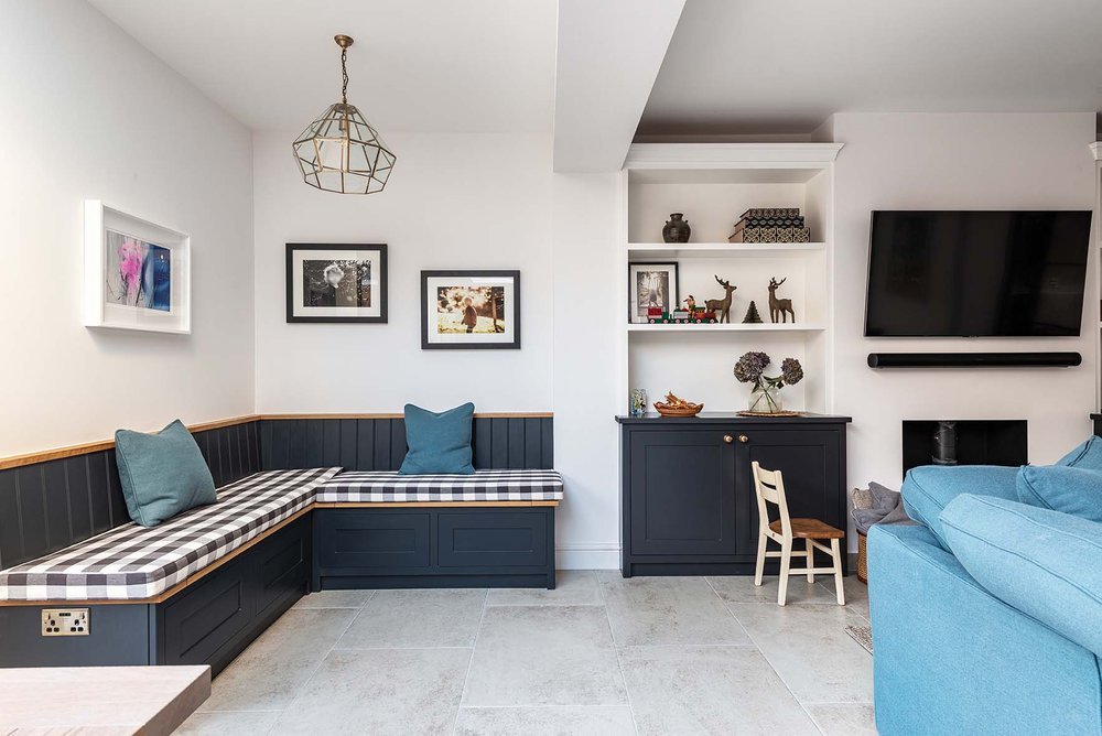 kitchen with bench