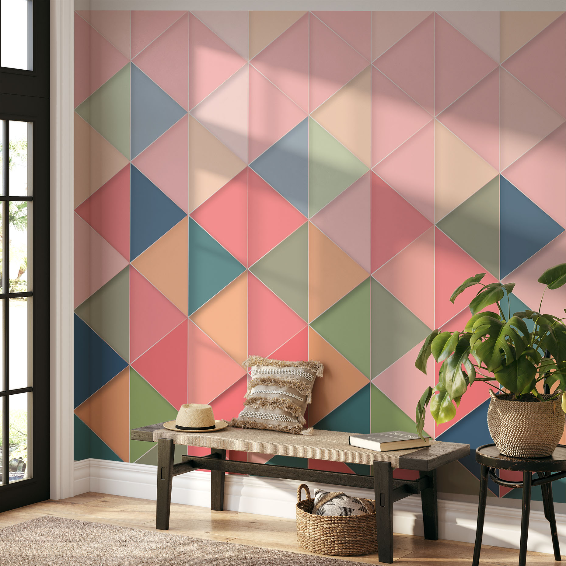 geometric wall