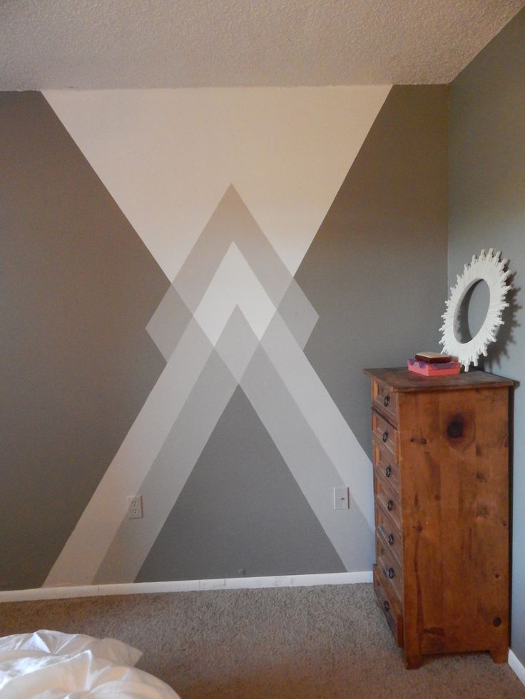 paint wall with tape