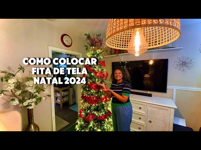 decoracao-arvore-de-natal-com-fitas