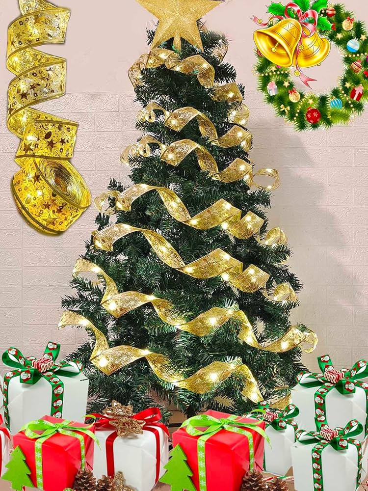 decoracao-arvore-de-natal-com-fitas