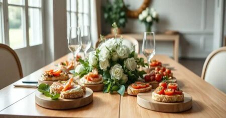 como fazer canapés para casamento