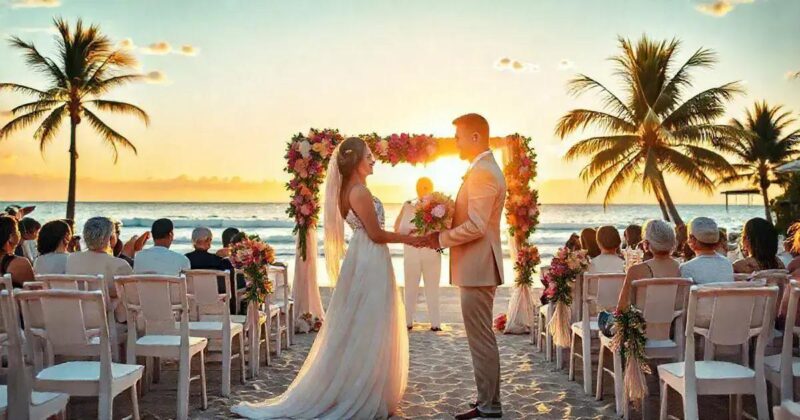 como fazer casamento na praia