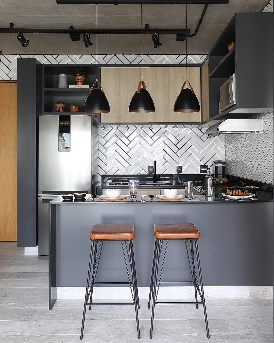 decoracao-de-cozinha-cinza