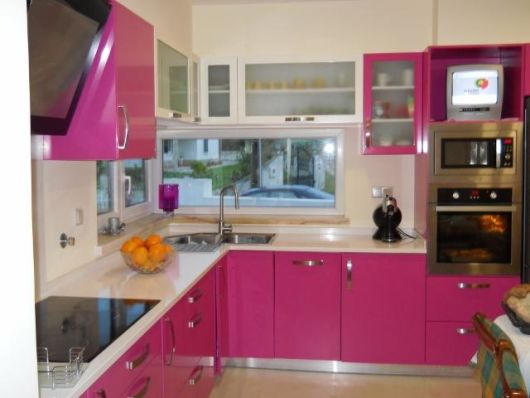 decoracao-de-cozinhas-rosas