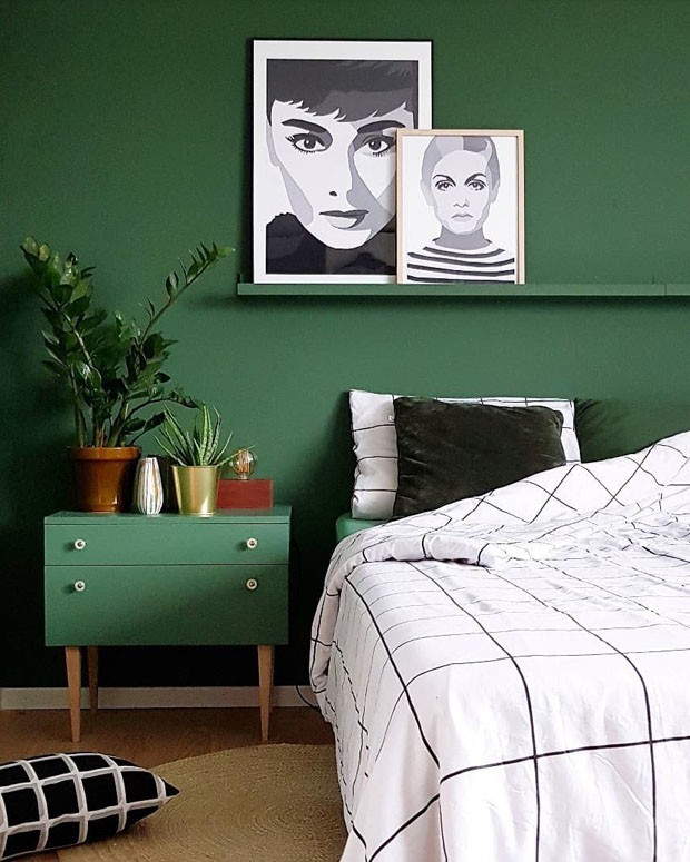 decoracao-com-parede-verde