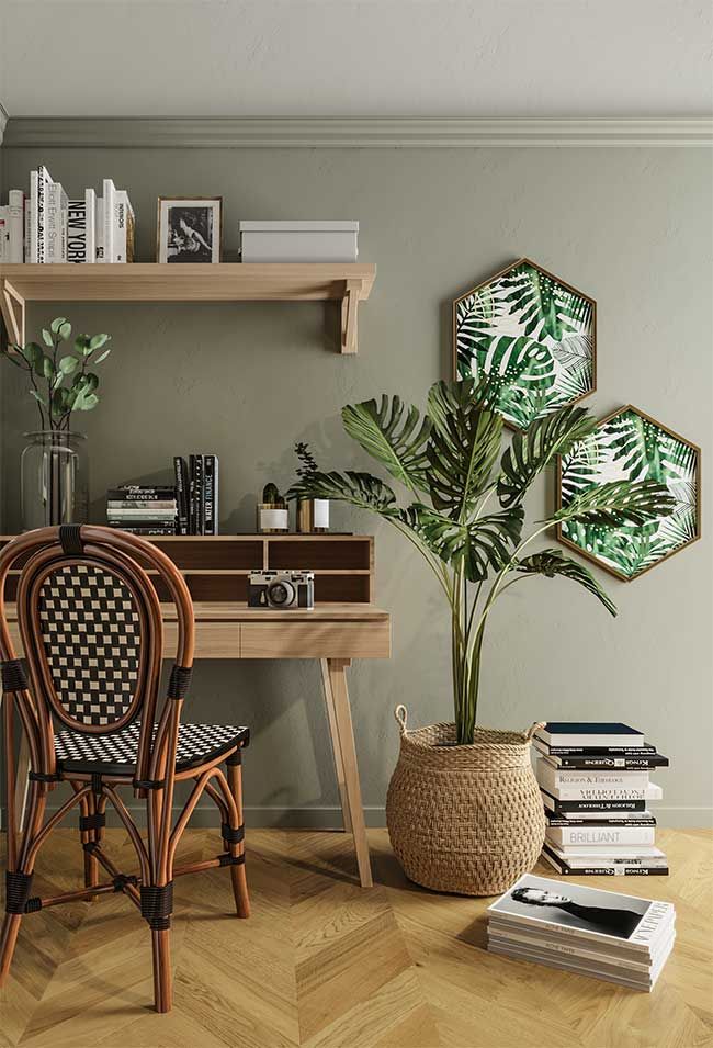 decoracao-com-parede-verde