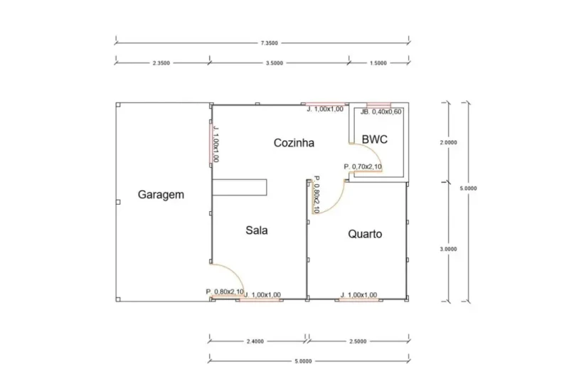 plantas-de-casa-com-1-quarto