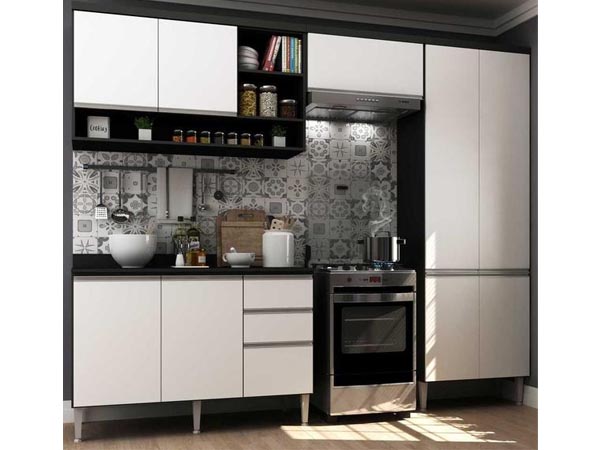 decoracao-de-cozinha-preta-e-branca
