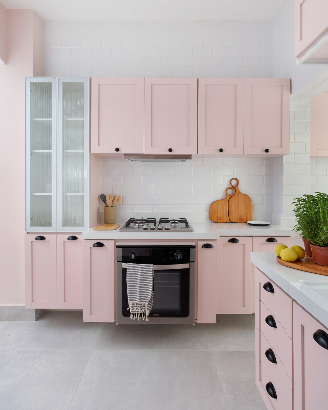 decoracao-de-cozinhas-rosas