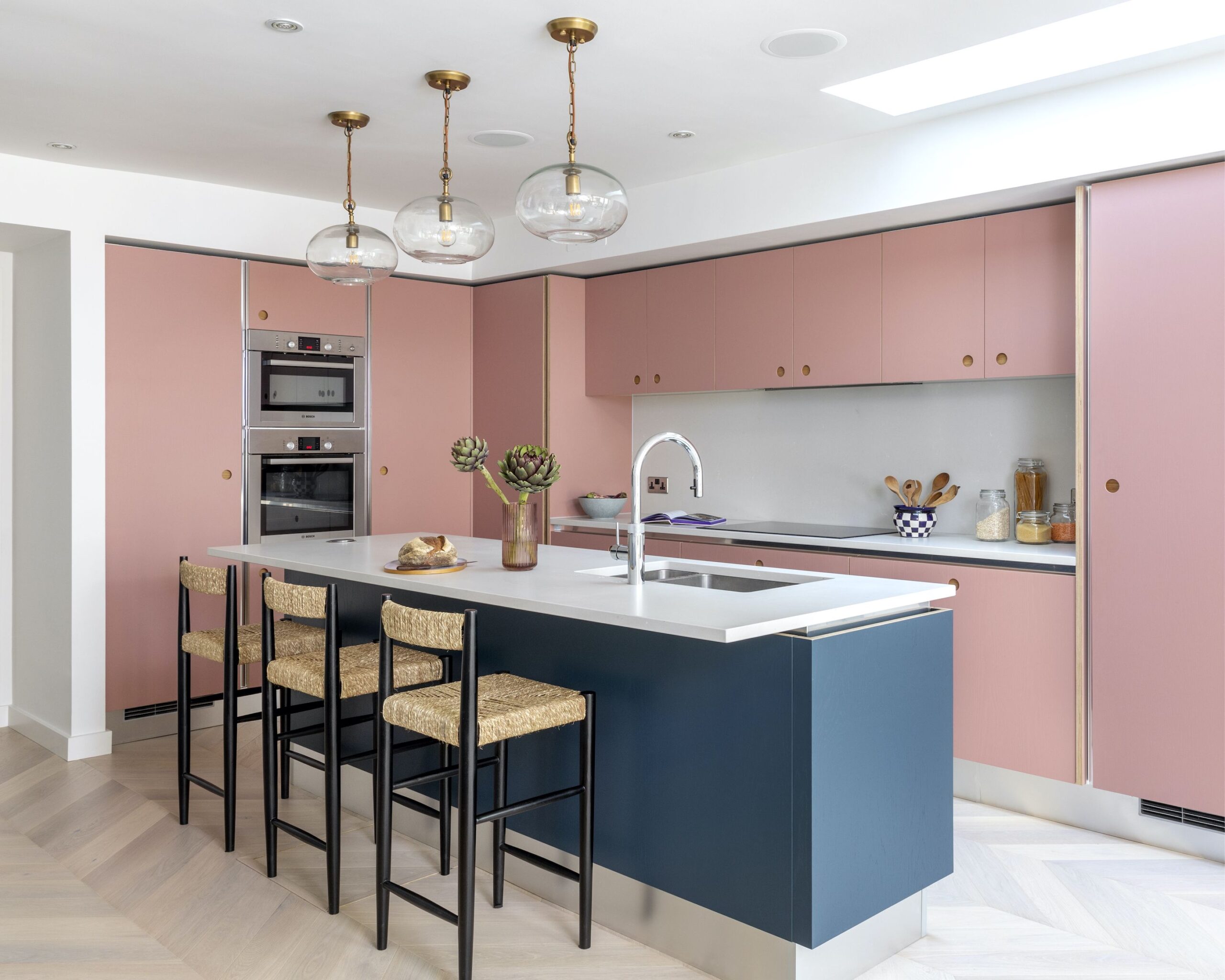 decoracao-de-cozinhas-rosas