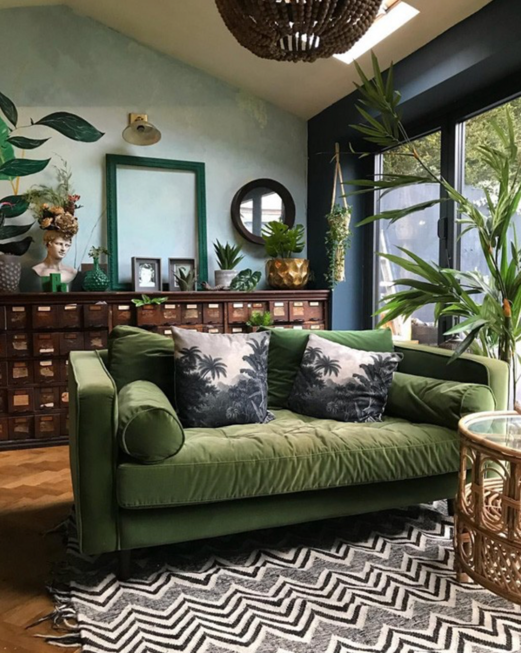 decoracao-com-parede-verde