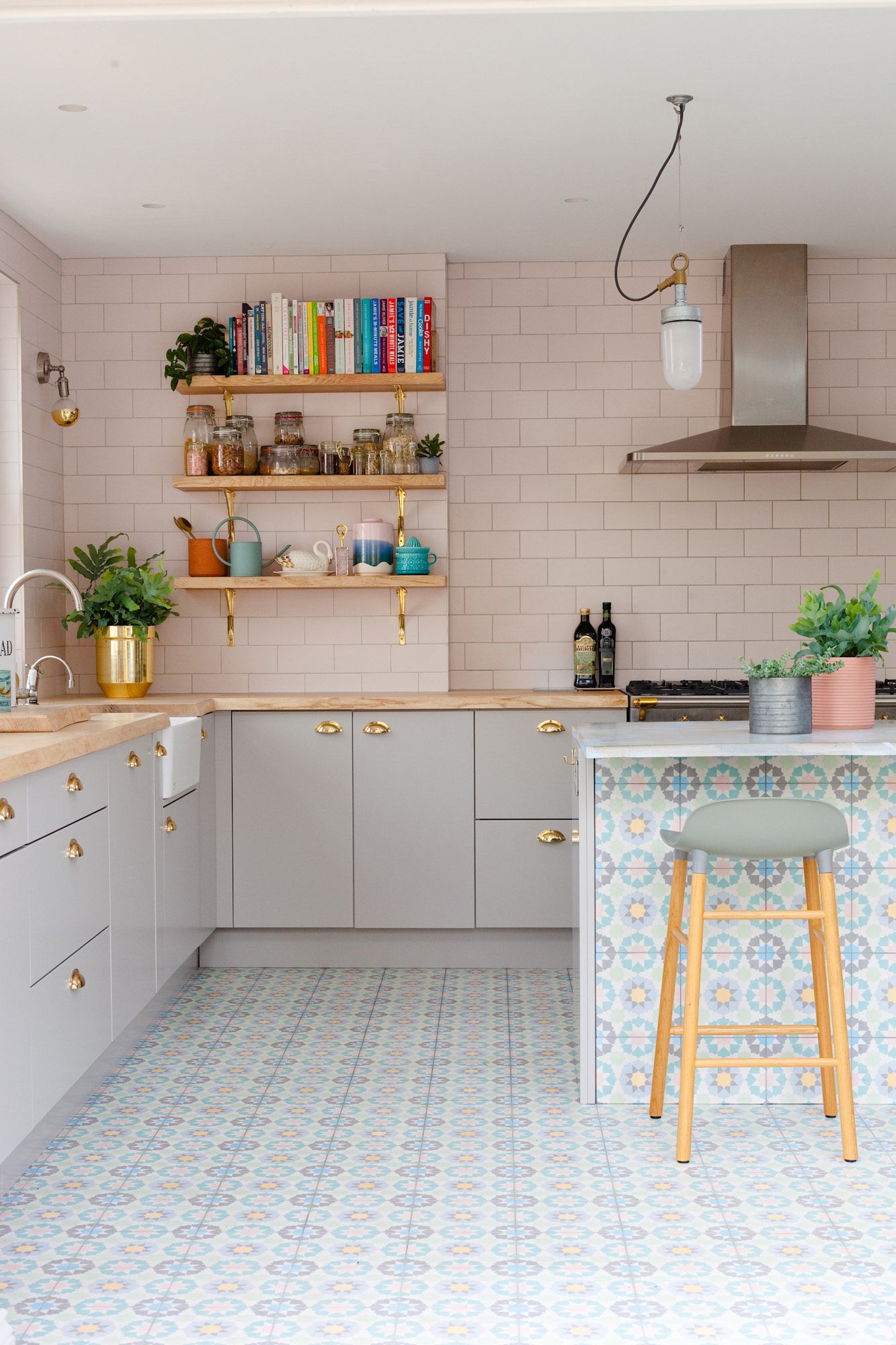 decoracao-de-cozinhas-rosas
