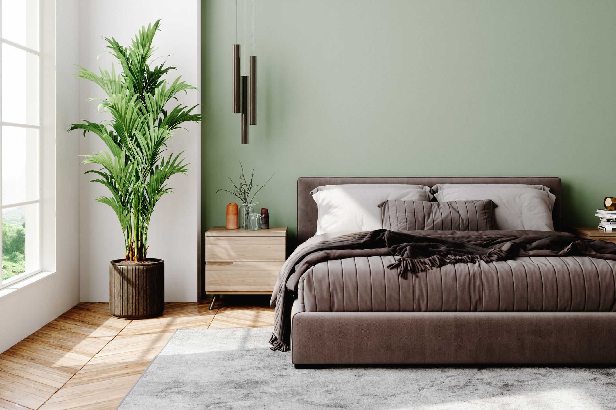 decoracao-com-parede-verde