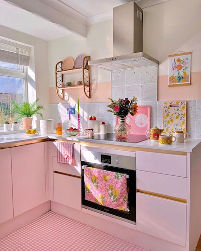 decoracao-de-cozinhas-rosas