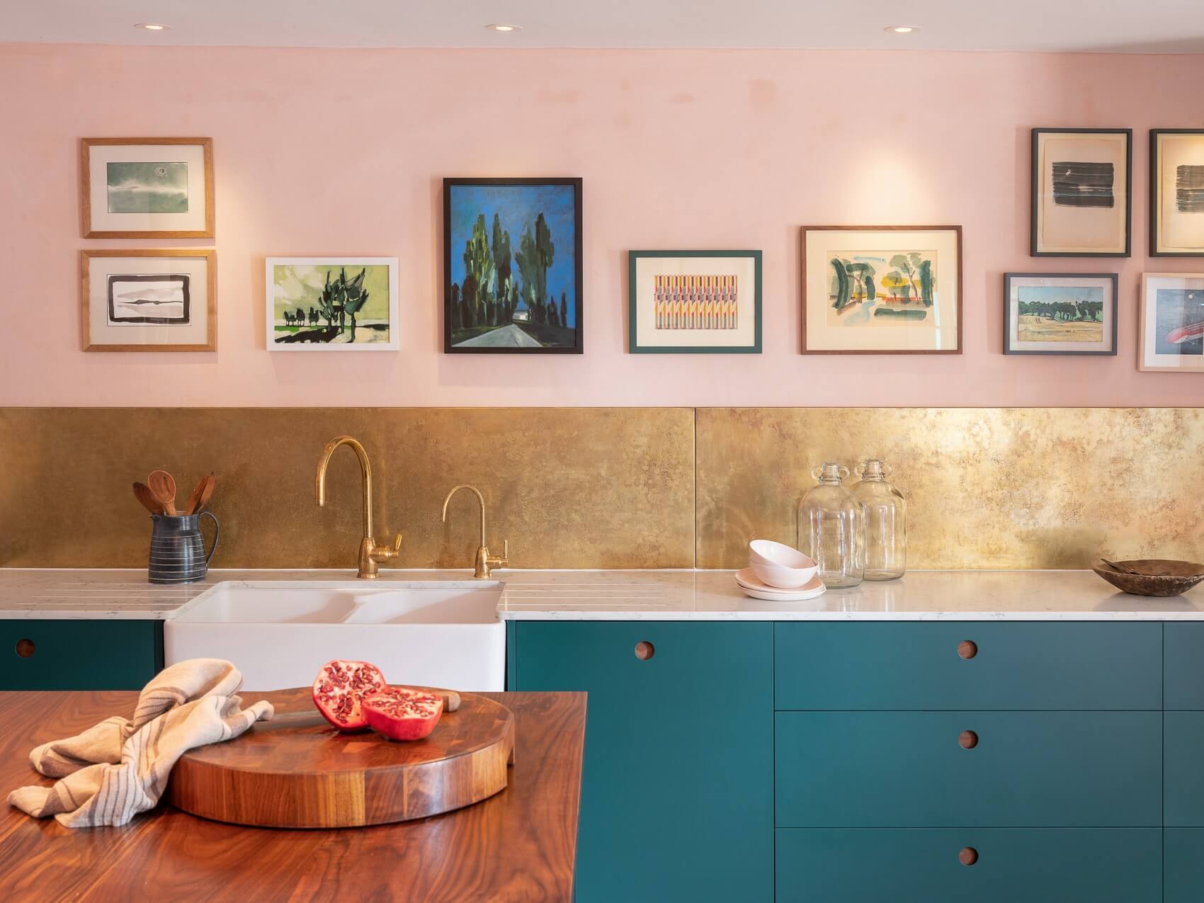 decoracao-de-cozinhas-rosas