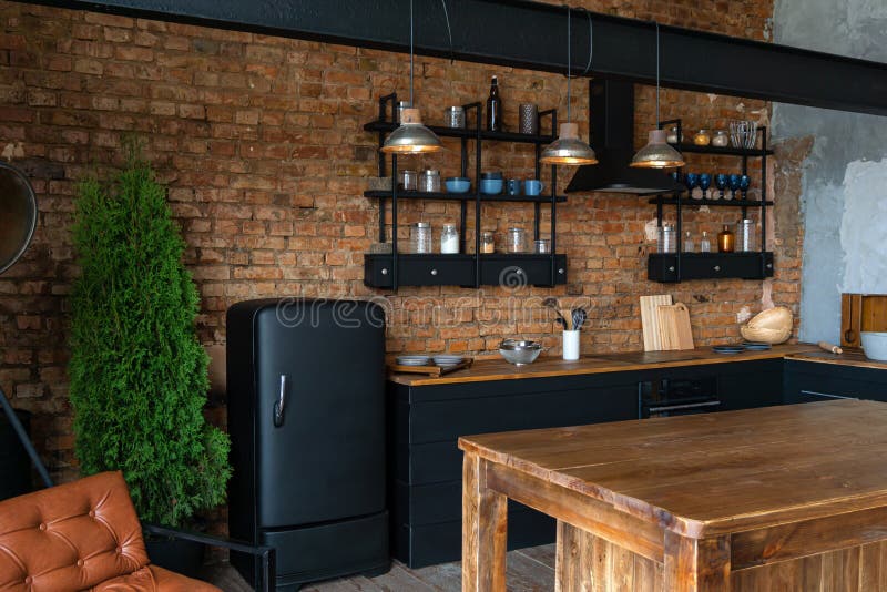 decoracao-de-cozinha-preta