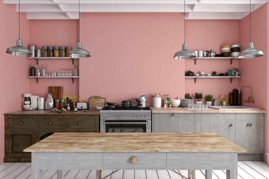 decoracao-de-cozinhas-rosas