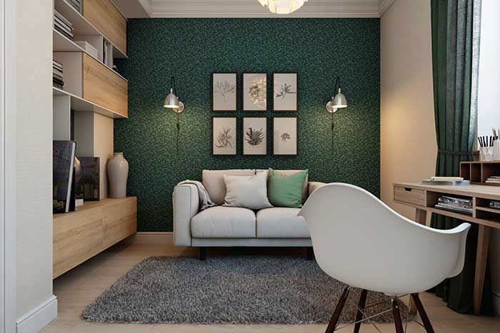 decoracao-com-parede-verde