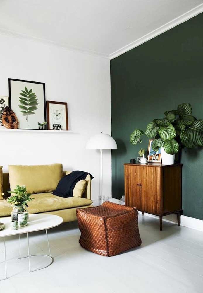decoracao-com-parede-verde