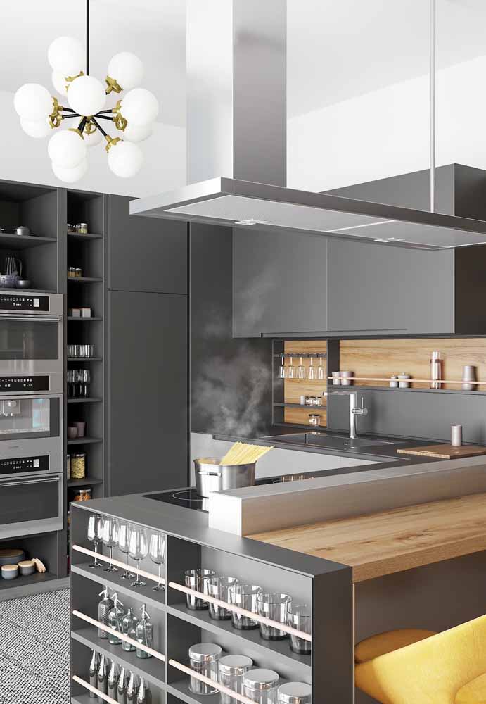 decoracao-de-cozinha-cinza